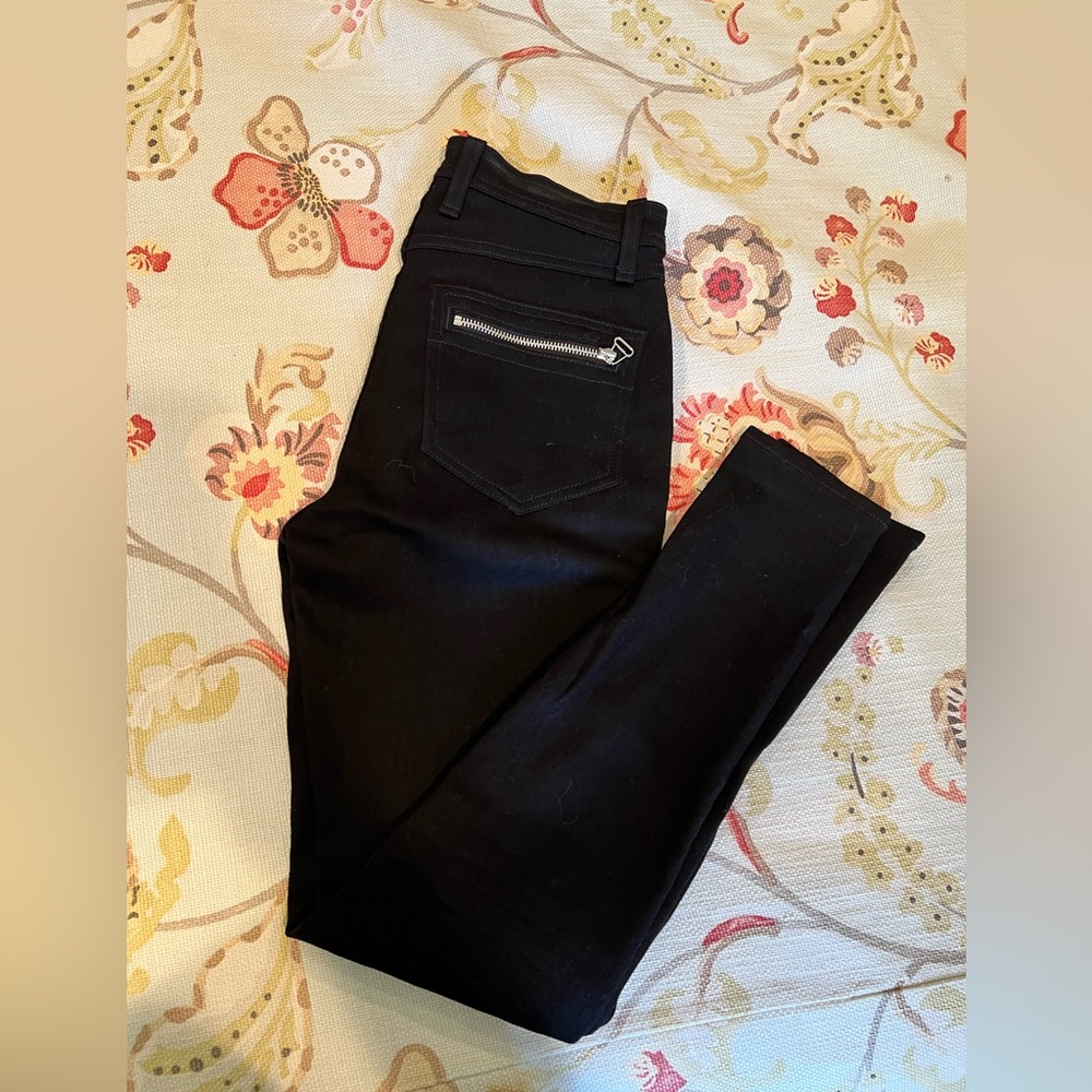 Rag & Bone Black Gia High Rise Skinny Jeans